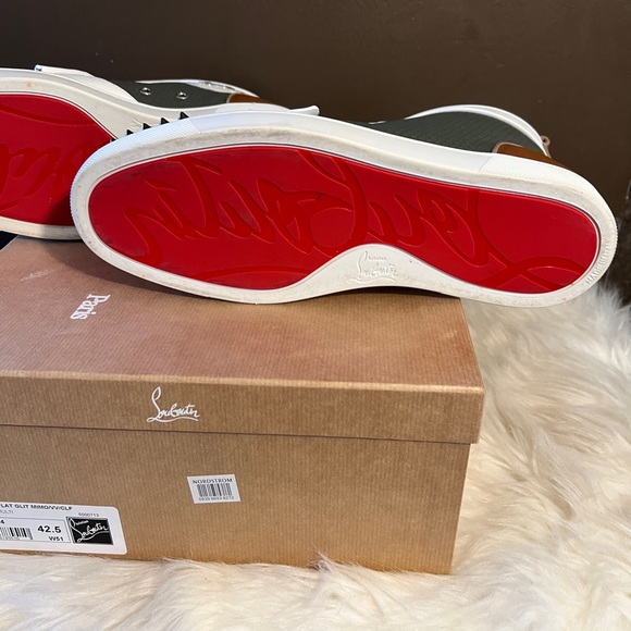 christian louboutin spikes vs flat gilt mimo/vv/clf - Picture 3 of 13